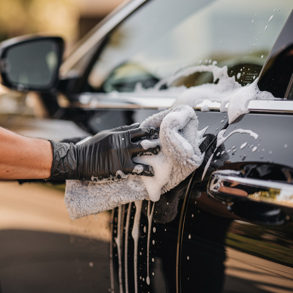 Goleta Hand Car Wash and Detail Center mobile detailing service at a customer's location in Goleta, CA
