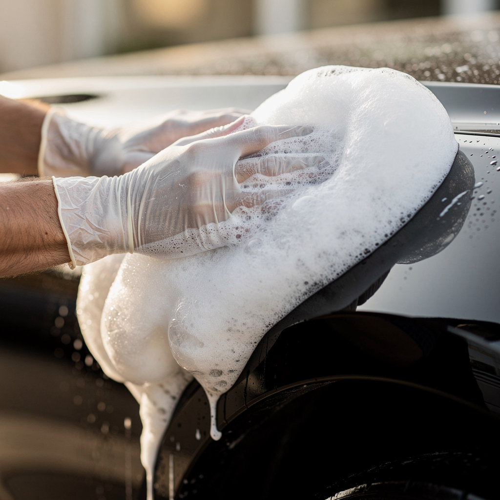 Goleta Hand Car Wash and Detail Center professional hand wash service providing gentle, detailed cleaning for a spotless vehicle finish